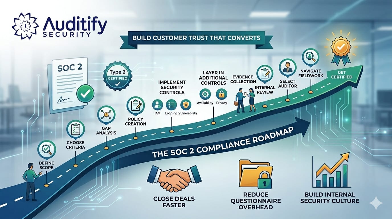 The Complete SOC 2 Compliance Roadmap: How to Get Certified, Stay Audit-Ready, and Build Customer Trust That Converts