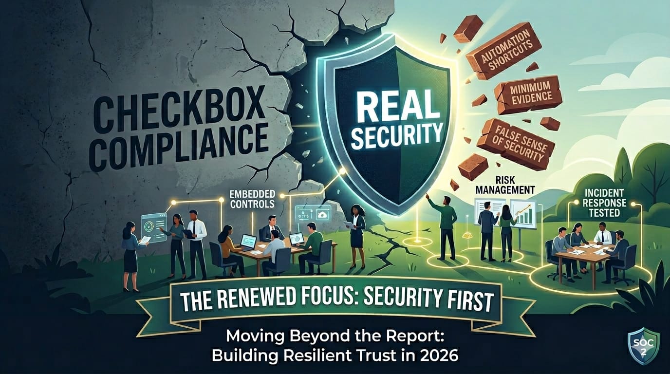 SOC 2 in 2026: Higher stakes, harder audits, and the end of Checkbox Compliance!